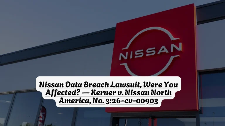 Nissan Data Breach Lawsuit, Were You Affected? — Kerner v. Nissan North America, No. 3:26-cv-00903