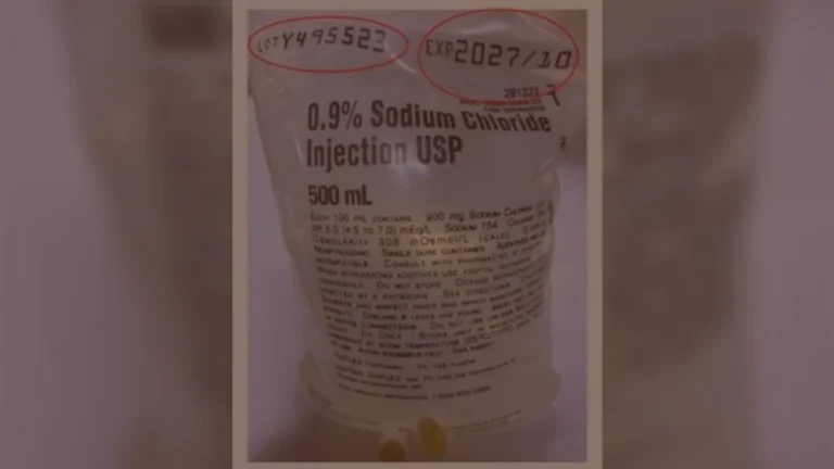 Baxter Sodium Chloride Injection Recall, Fiberglass Contamination in IV Saline