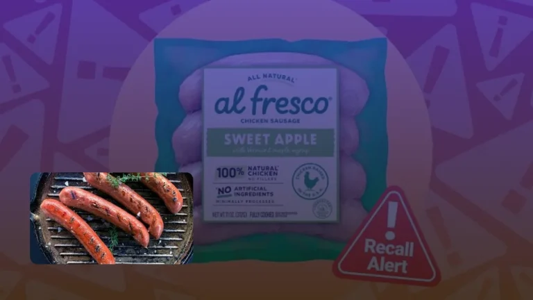 Al Fresco Chicken Sausage Recall 2026, Full Product List, UPC Codes, Lot Numbers and What Consumers Should Do
