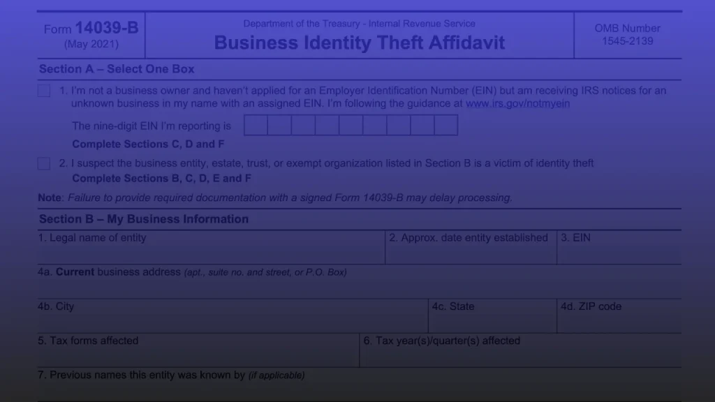 IRS Form 14039 Identity Theft Affidavit (2026), Who Should File, How to Complete It and Where to Send It