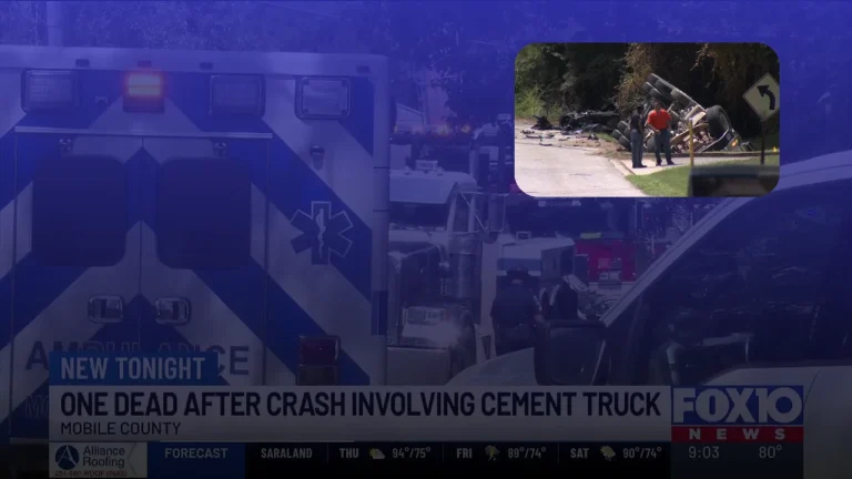 Jeriah Roberts Wrongful Death Lawsuit, Father Sues Cement-Truck Driver and Bay Concrete After Fatal Kushla McLeod Road Crash in Mobile County, Alabama