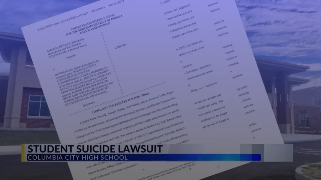 Whitley County Schools Settlement, Mother Settles Lawsuit Over Son's Death (Mulkey v. Ream)